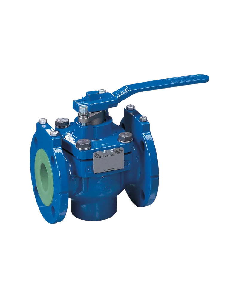 Cam-Line Plastic-Lined Trunnion Ball Valve