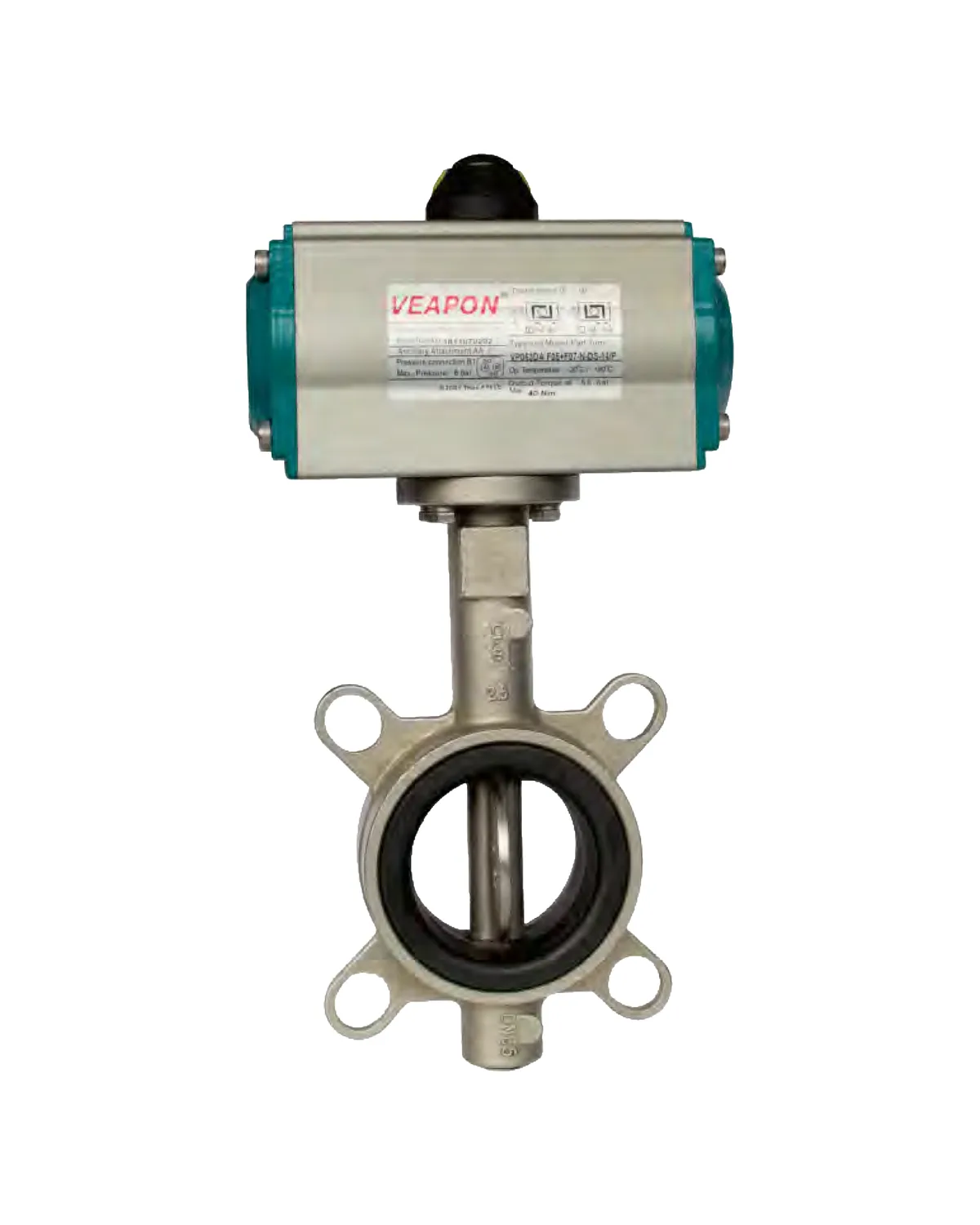 Pneumatic Center-Line Butterfly Valve