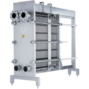M line gasketed plate and frame heat exchangers used for high design pressure