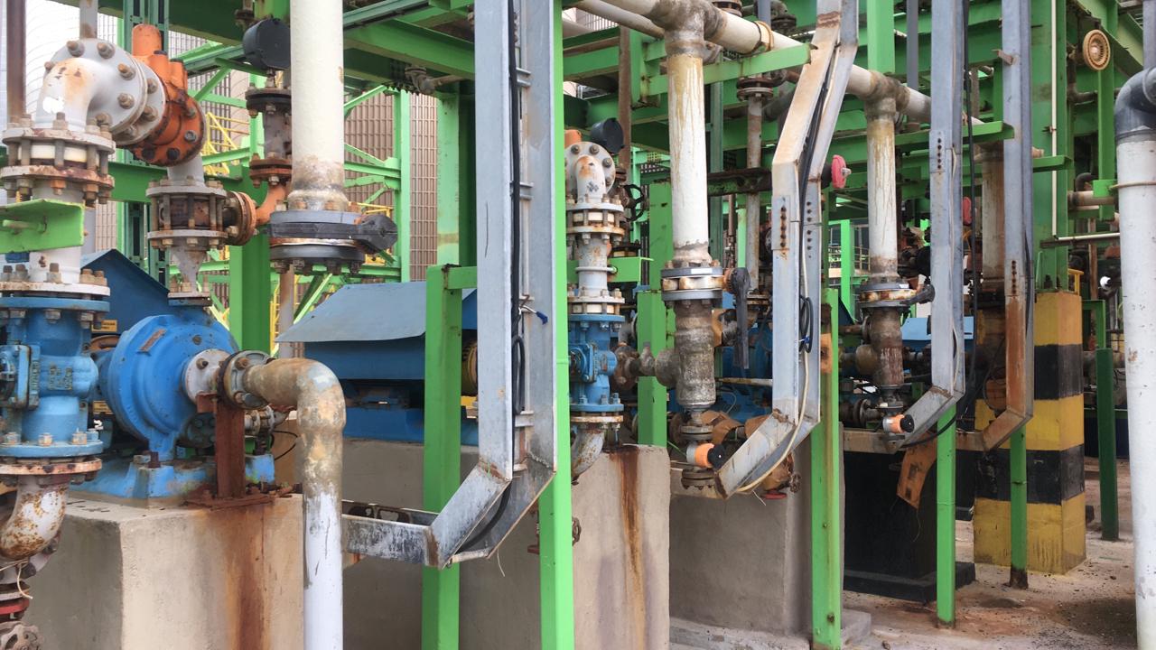 Installation Chemical Process Pump at OKI Pulp and Paper Palembang Chemical Area (Goulds Pump 3298 MTi Size 1×2-10) – 2015